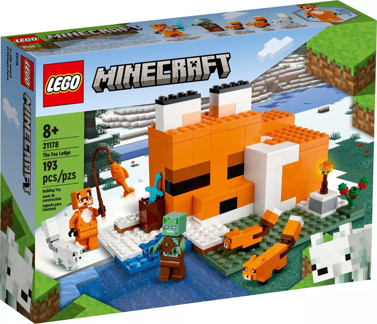 Lego Minecraft 21178 Il Capanno della Volpe