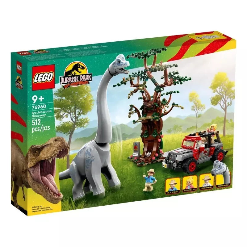 Lego Jurassic Park 76960 La scoperta del Brachiosauro 30° Anniversario