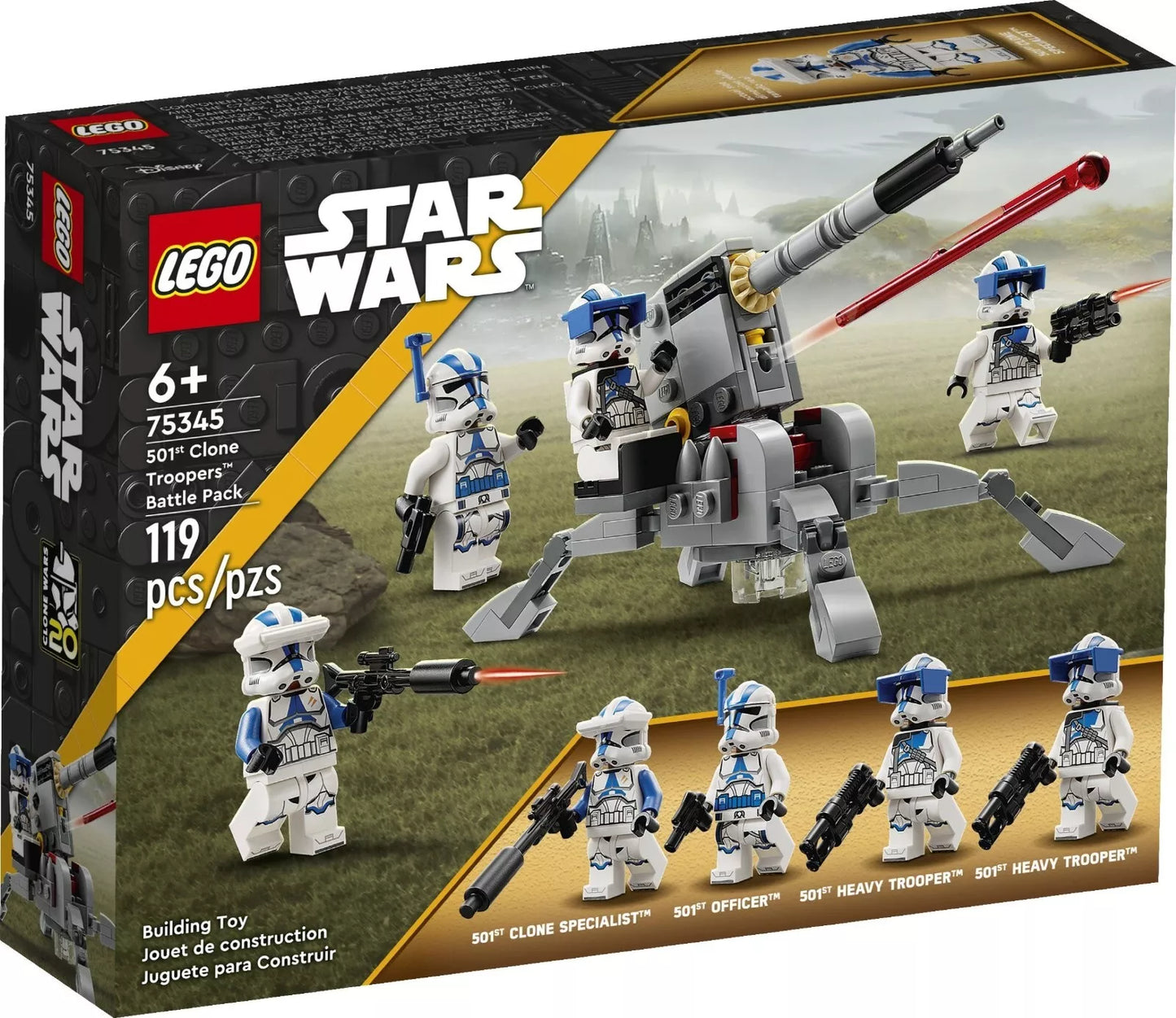 Lego Star Wars 75345 Battle Pack Clone Troopers Legione 501