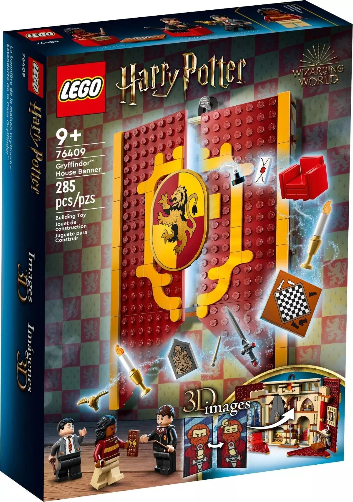 Lego Harry Potter 76409 Stendardo della Casa di Grifondoro