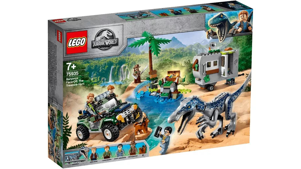 Lego Jurassic World 75935 Faccia a faccia con il Baryonyx caccia al tesoro